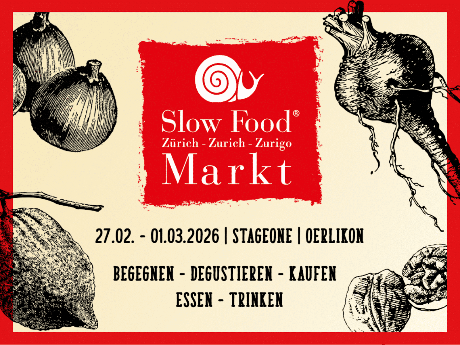 Slow Food Markt, Zurich Oerlikon